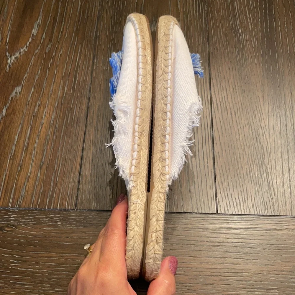Soludos Frayed Tassel Espadrille Loafer Mules - Picture 14 of 16